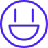 Ilustração de ícone representando um sorriso